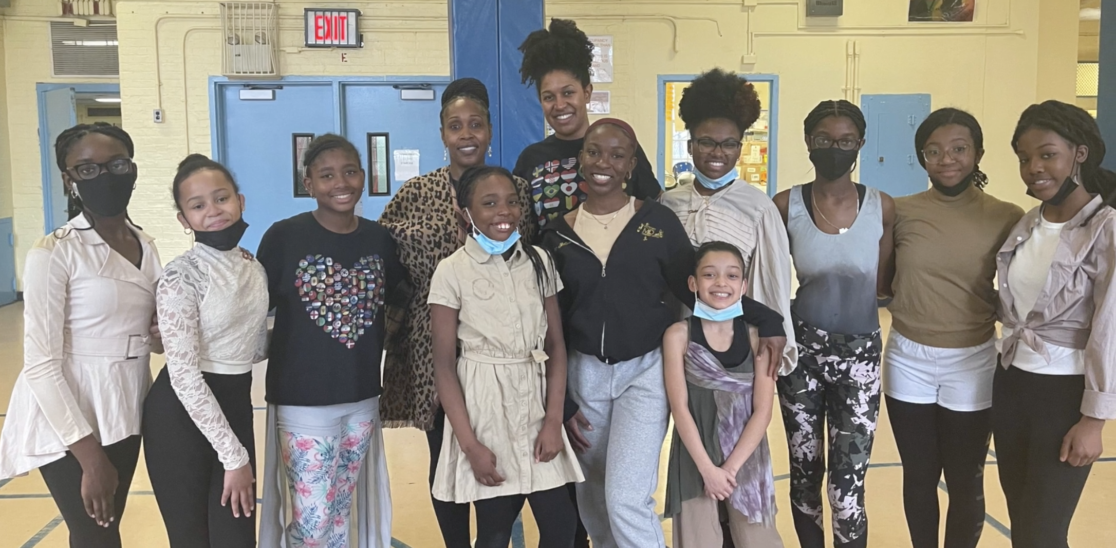 group of girls smiling